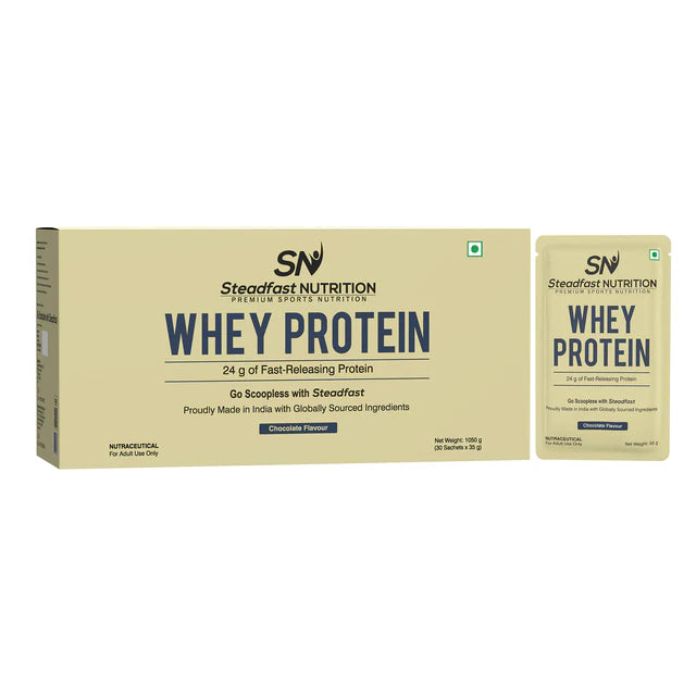steadfast nutrition Whey Protein Concentrate 80% with 24g Protein