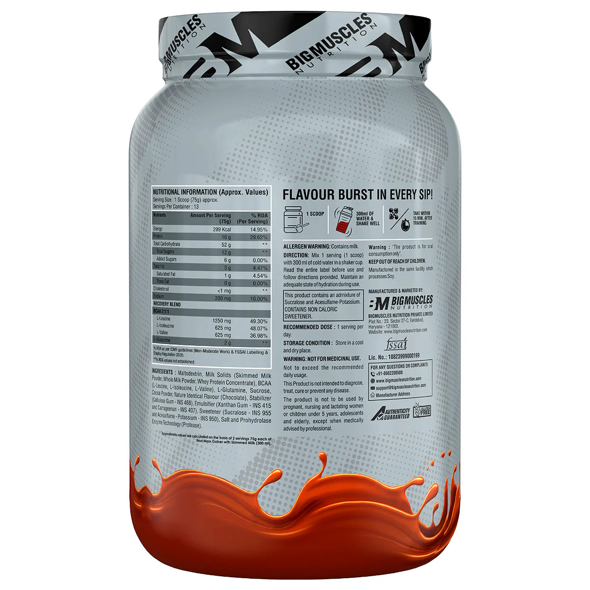 Bigmuscles Real Mass Gainer