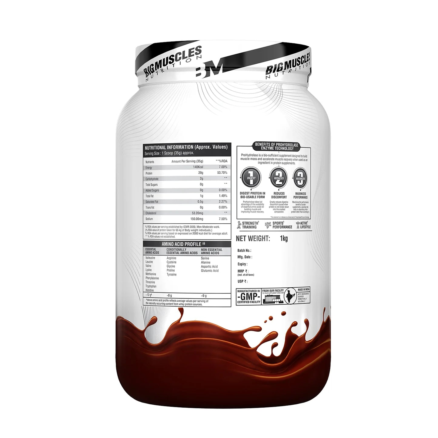 Bigmuscles Zero Whey Protein