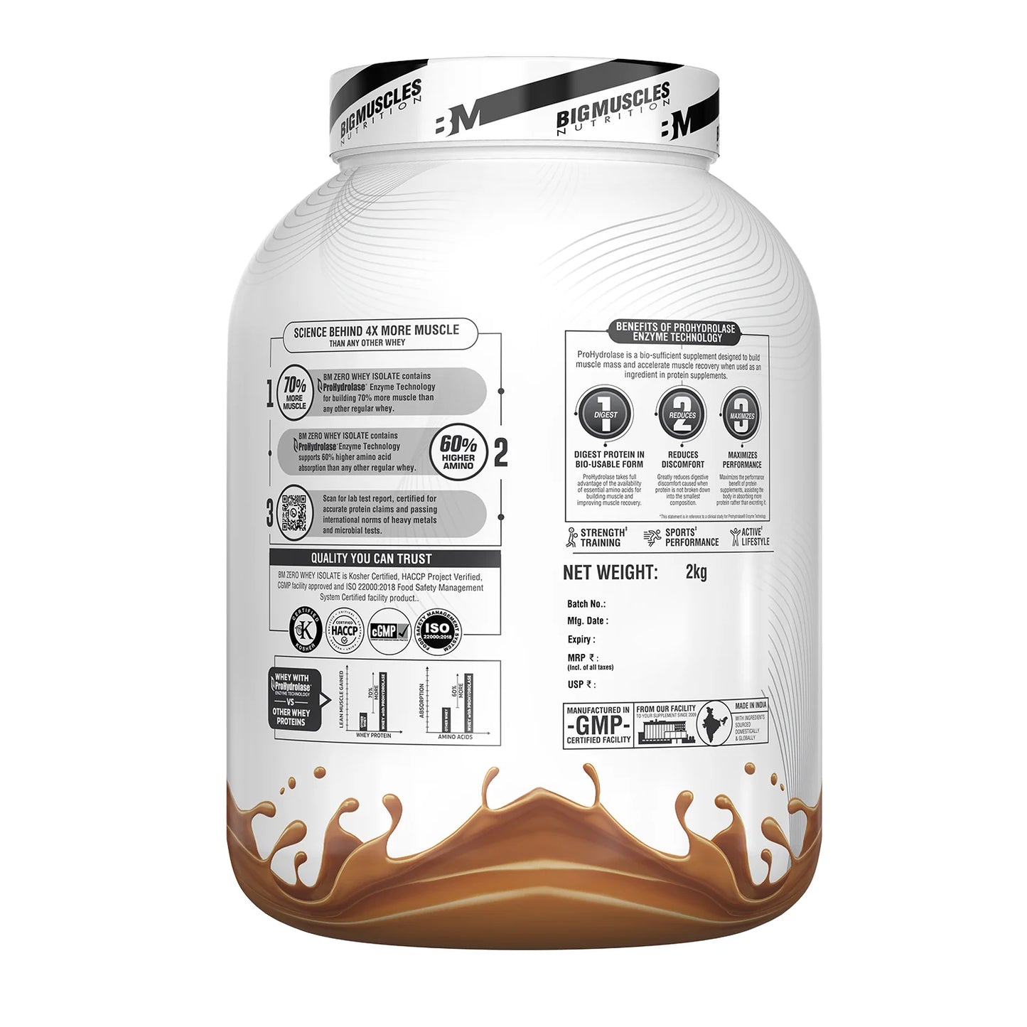 Bigmuscles Zero Whey Protein