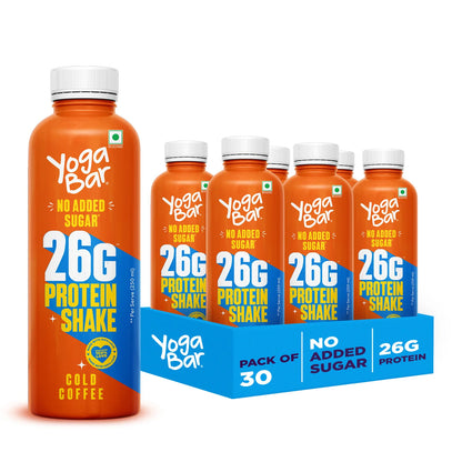 YogaBar 26g Protein Shake Cold Coffee 250ml/bottle