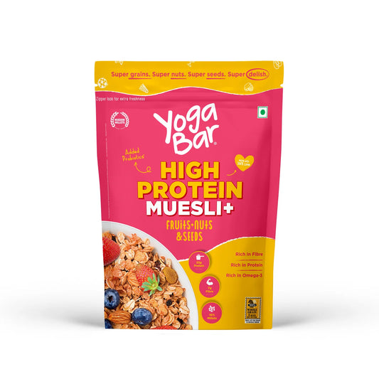 YogaBar High Protein Muesli Fruits, Nuts & Seeds 350g