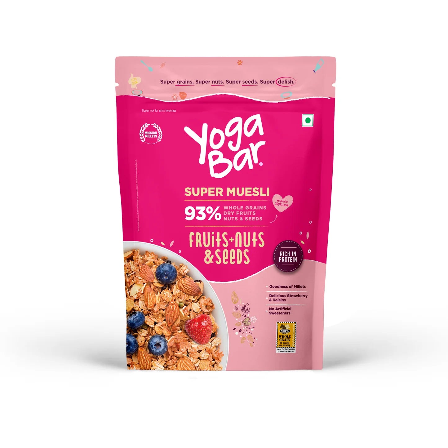 YogaBar Fruits Nuts & Seeds Muesli 700g