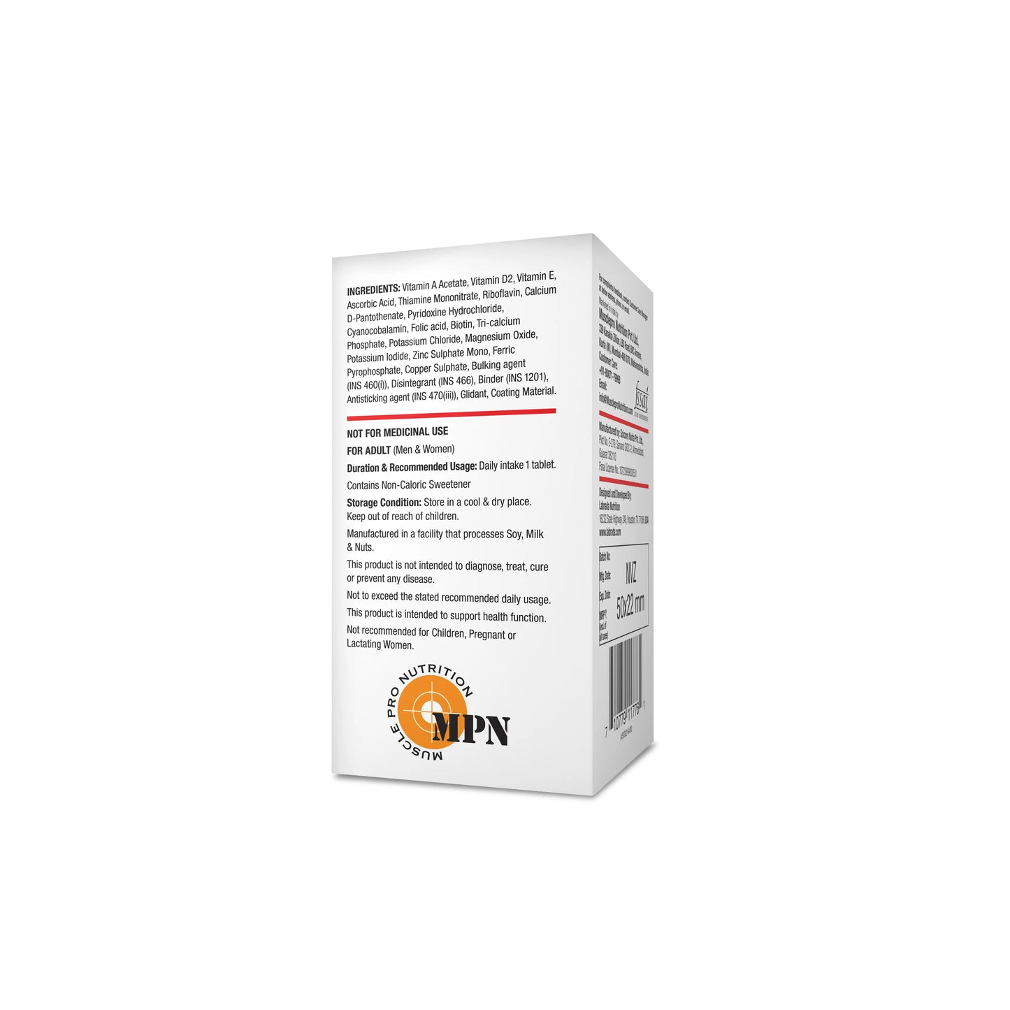 Labrada daily vitamin – 60 tablets – health & immunity booster