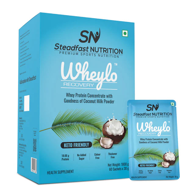 steadfast nutrition Whey Protein Concentrate with Coconut Milk Powder