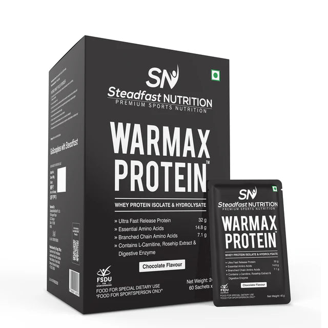 steadfast nutrition Warmax Protein | Whey Protein Isolate and Hydrolysate