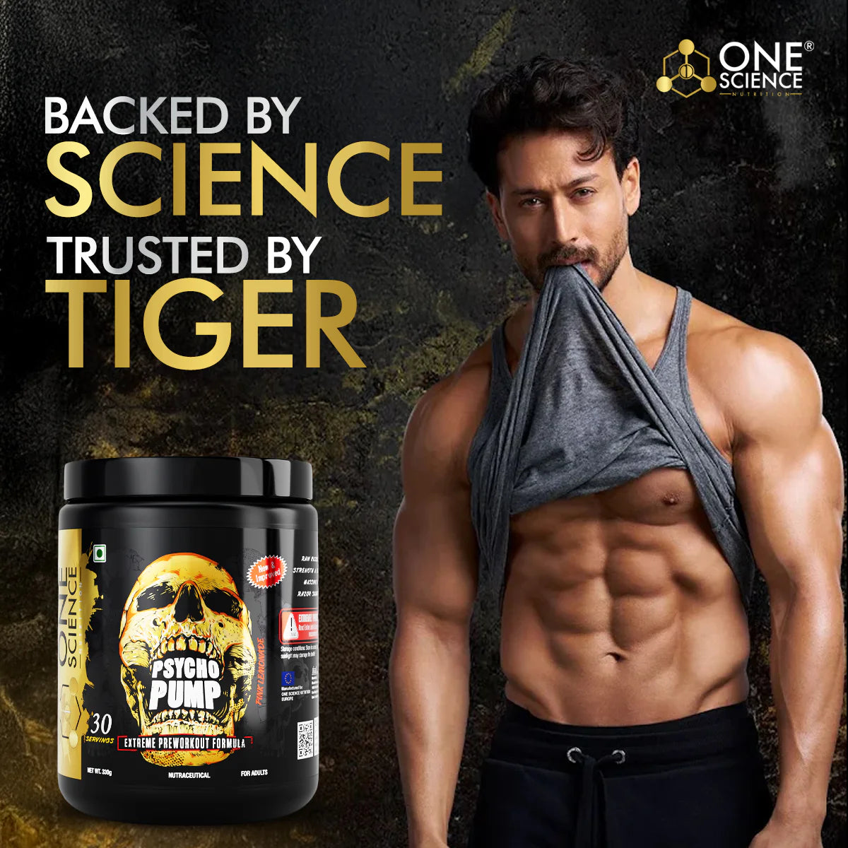 One Science Psycho Pump - Extreme Pre-Workout Formula 330g (30 SV)