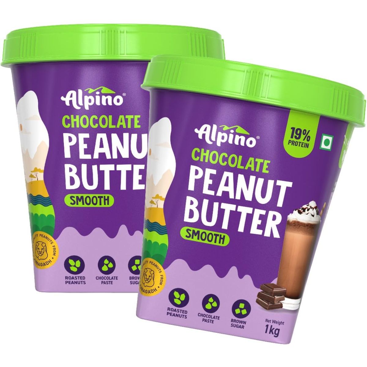 Alpino Chocolate Peanut Butter | 19g Protein & Rich Flavor