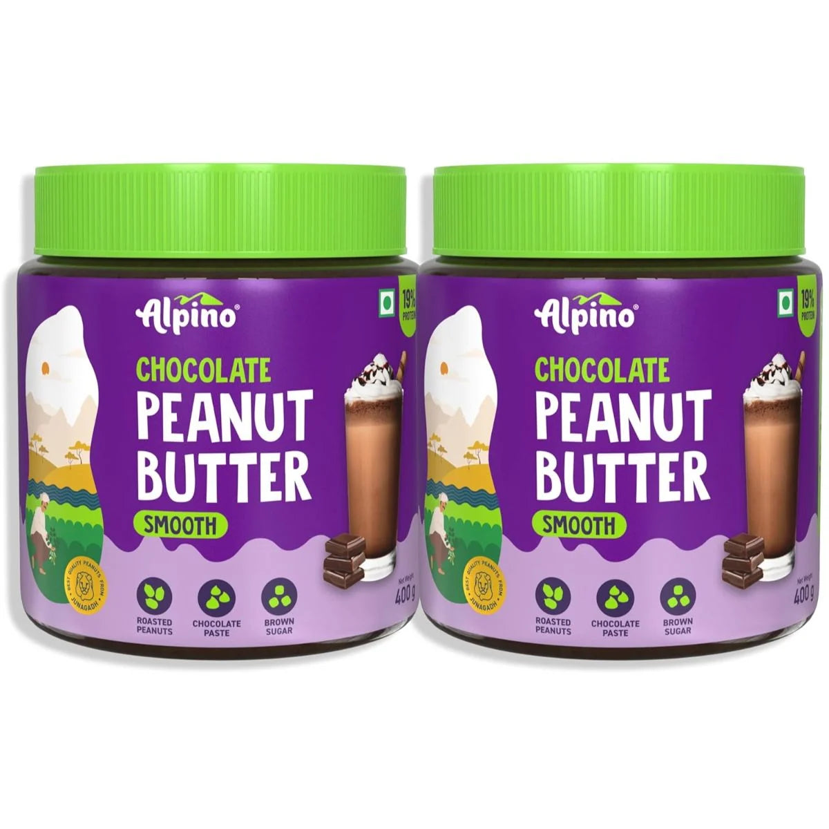 Alpino Chocolate Peanut Butter | 19g Protein & Rich Flavor