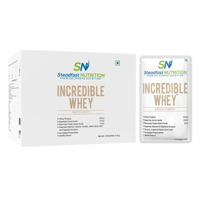 steadfast nutrition Whey Protein Blend of Whey Concentrate & Whey Isolate with 24.8g Protein Per Serving