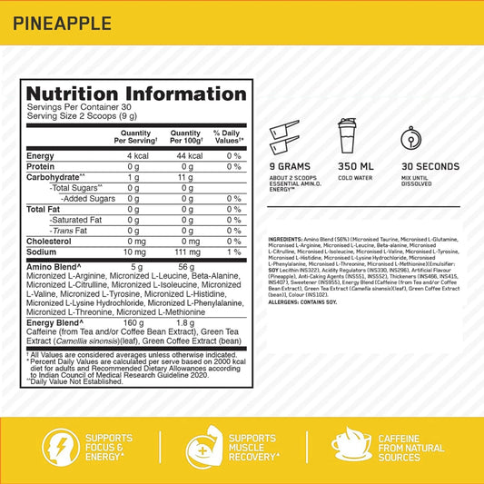 Optimum Nutrition Amino Energy – Energy & Muscle Recovery