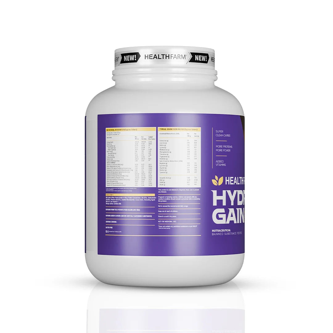Healthfarm Hydro Gain | High-Protein Mass Gainer