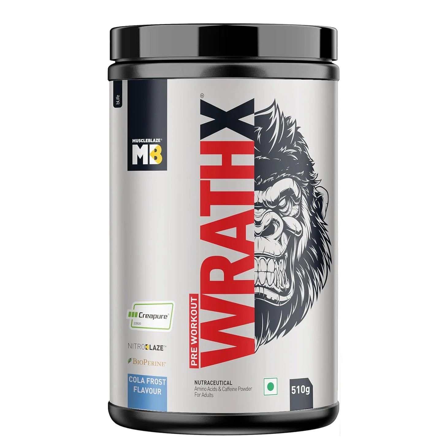 MuscleBlaze Wrathx – Energy & Endurance Pre-Workout