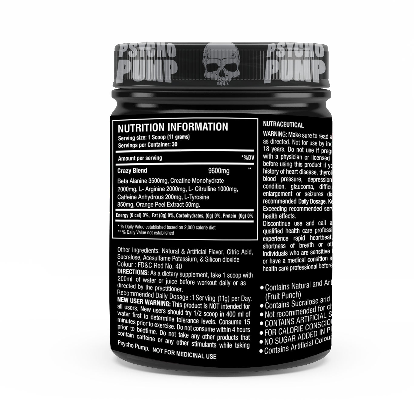 One Science Psycho Pump – Intense Pre-Workout Formula