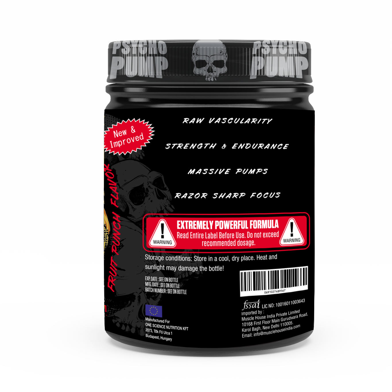 One Science Psycho Pump – Intense Pre-Workout Formula