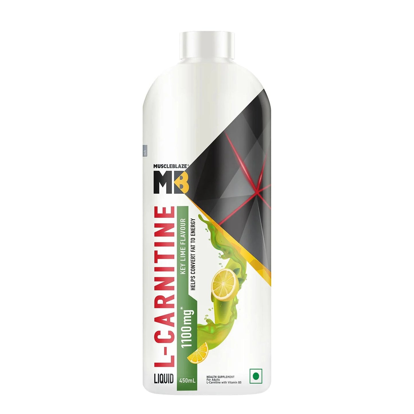 MuscleBlaze Liquid L-Carnitine 1100mg | Boost Fat Burn & Energy