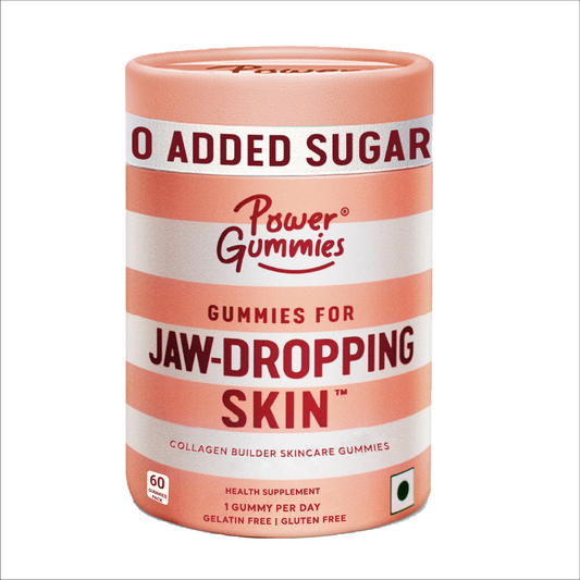 Power Gummies Jaw Dropping Skin Gummies | 0 Added Sugar