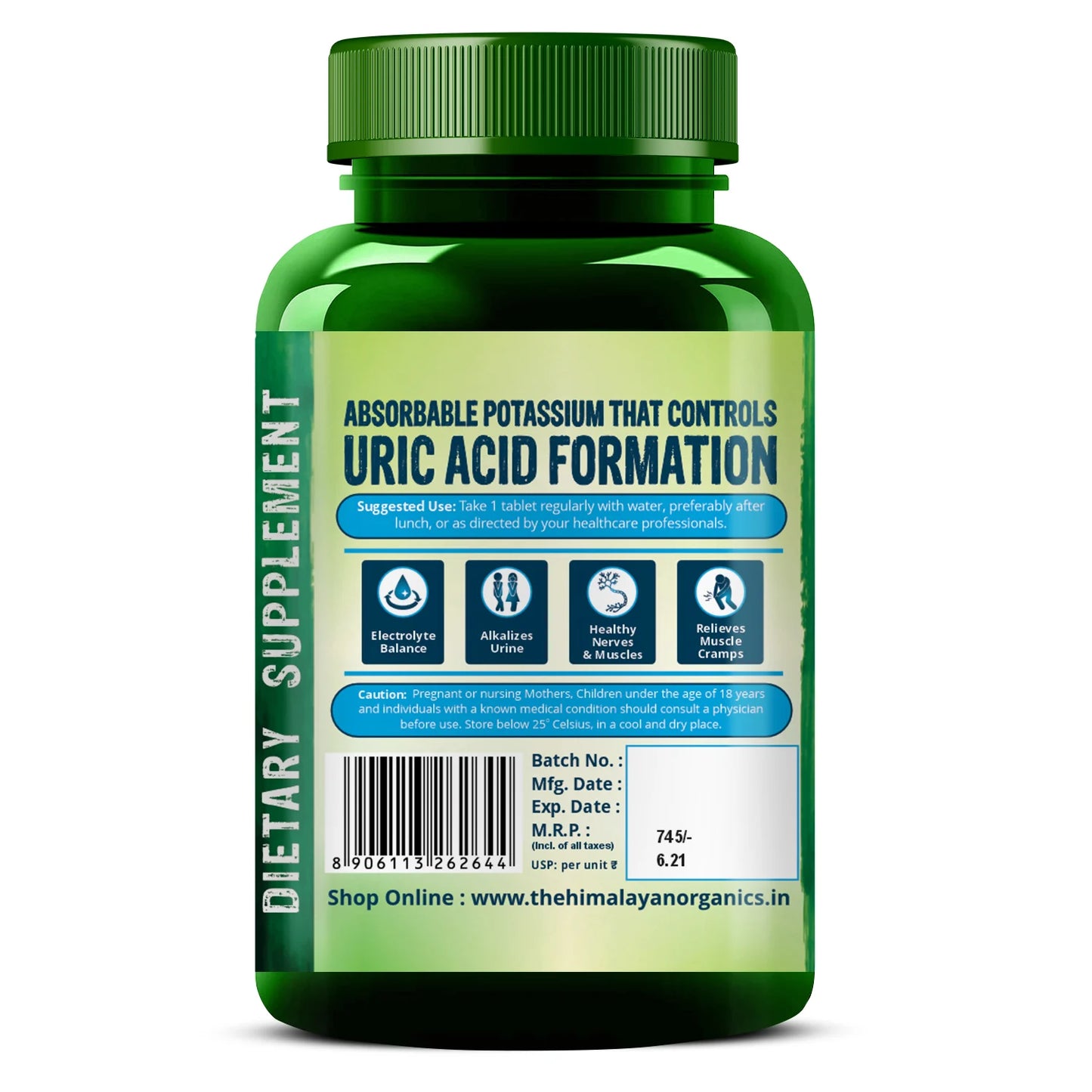 Vlado’s Himalayan Organics Potassium Citrate Supplement