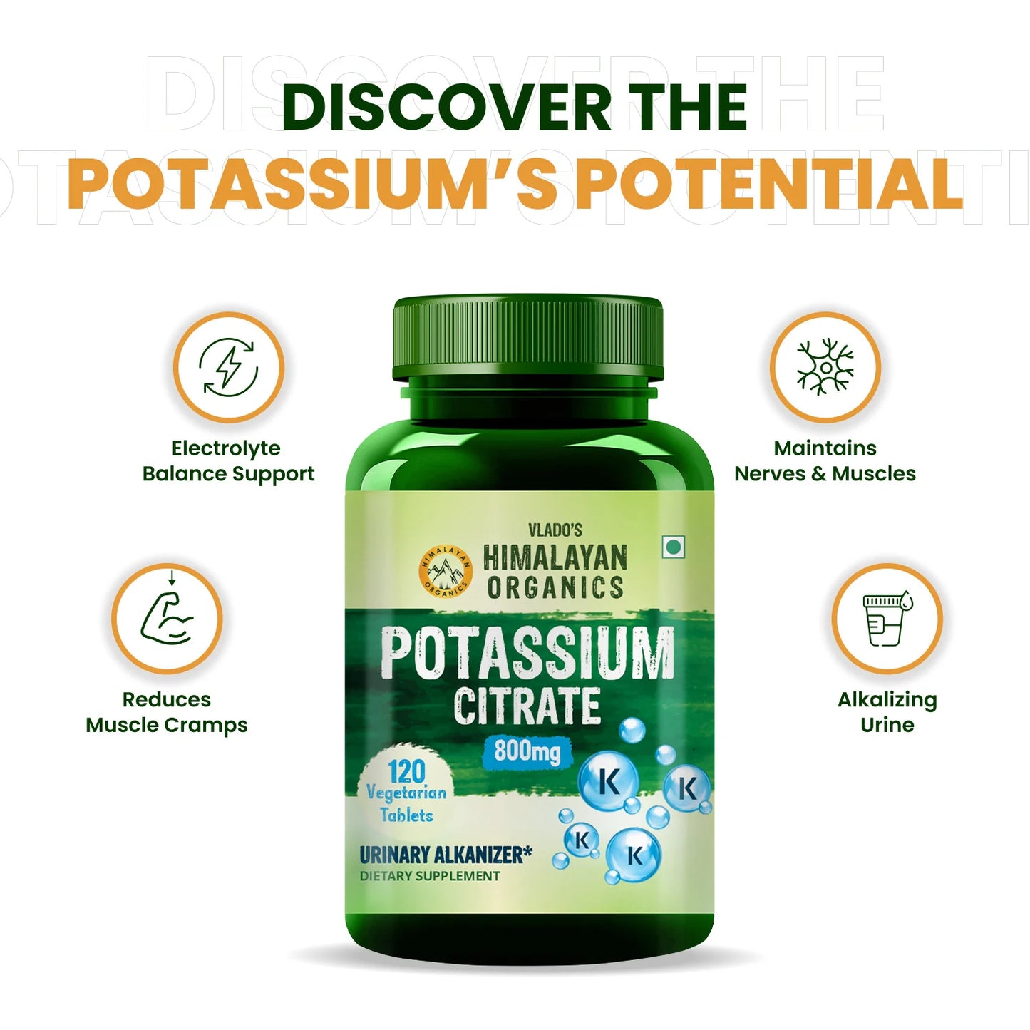 Vlado’s Himalayan Organics Potassium Citrate Supplement