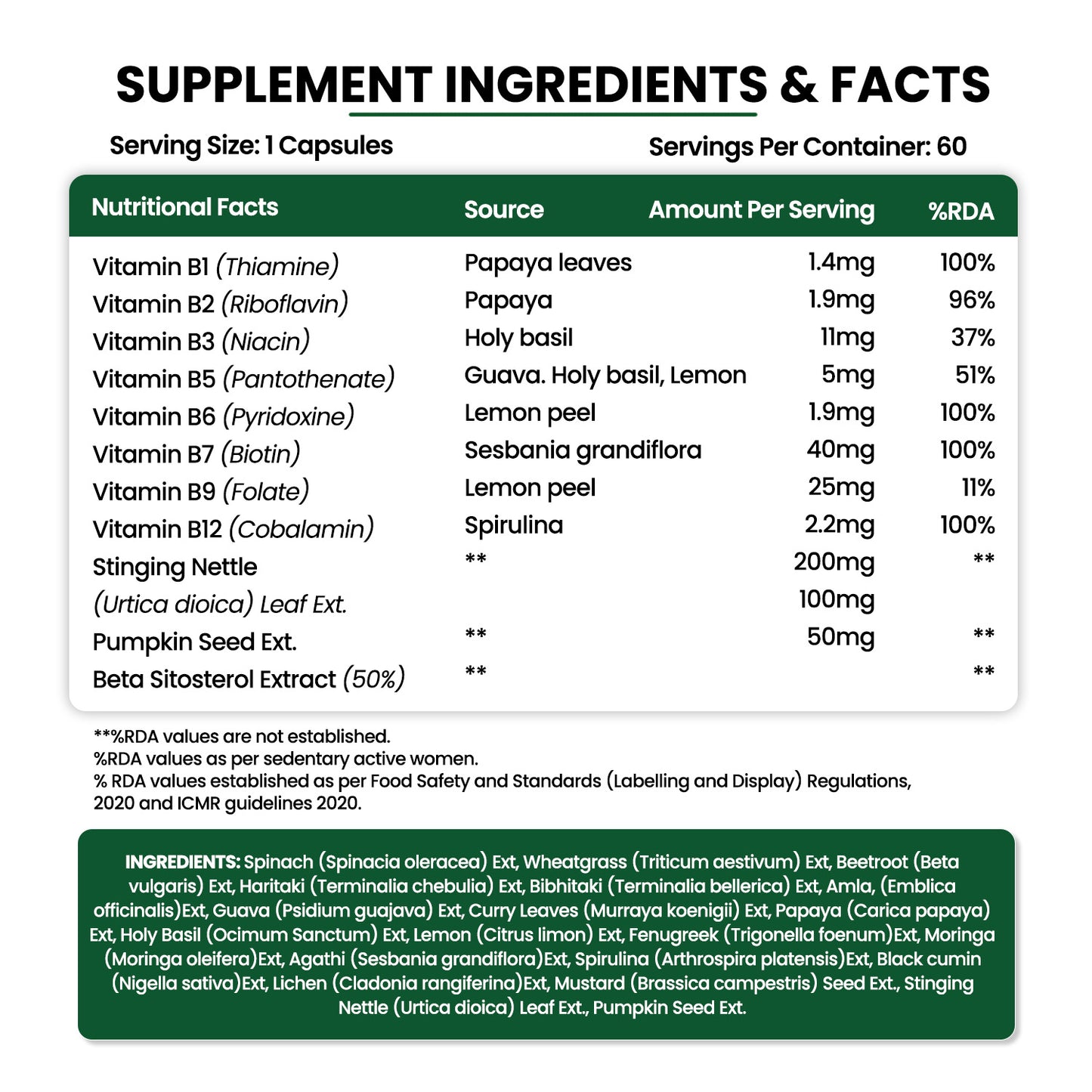 Vlado’s Himalayan Organics Plant-Based DHT Blocker | Nettle