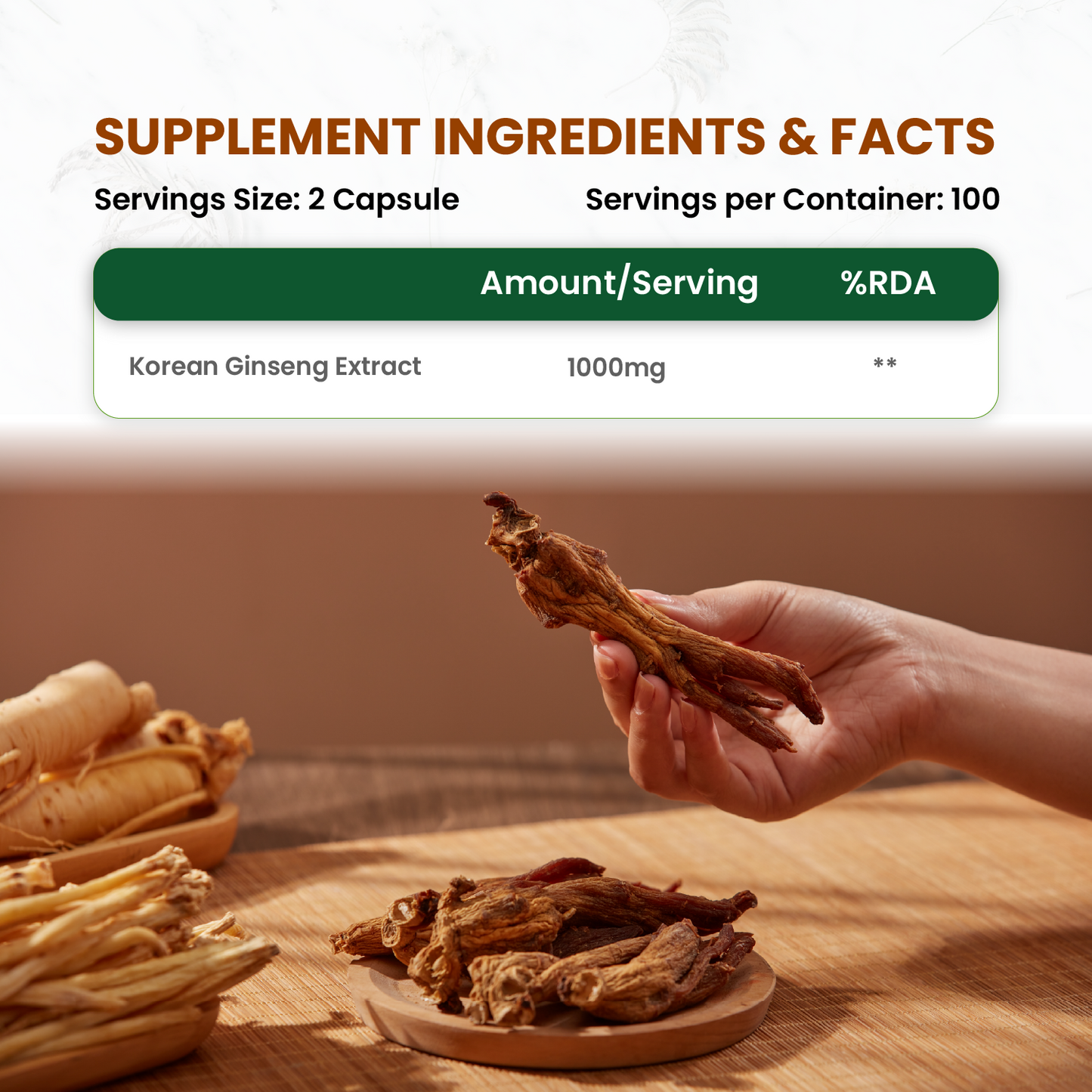 Vlado’s Himalayan Organics Korean Red Ginseng | Immunity Boost