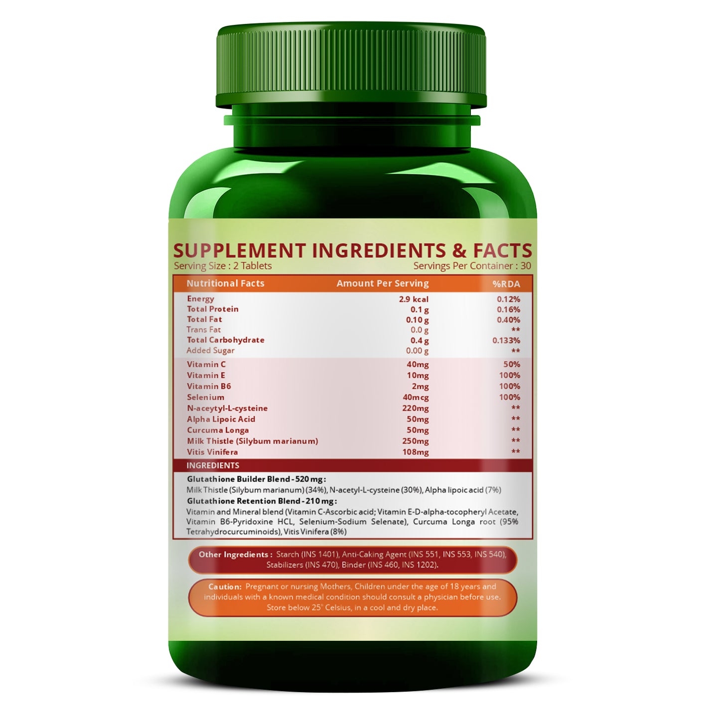 Glutathione Builder | Vlado’s Himalayan Organics