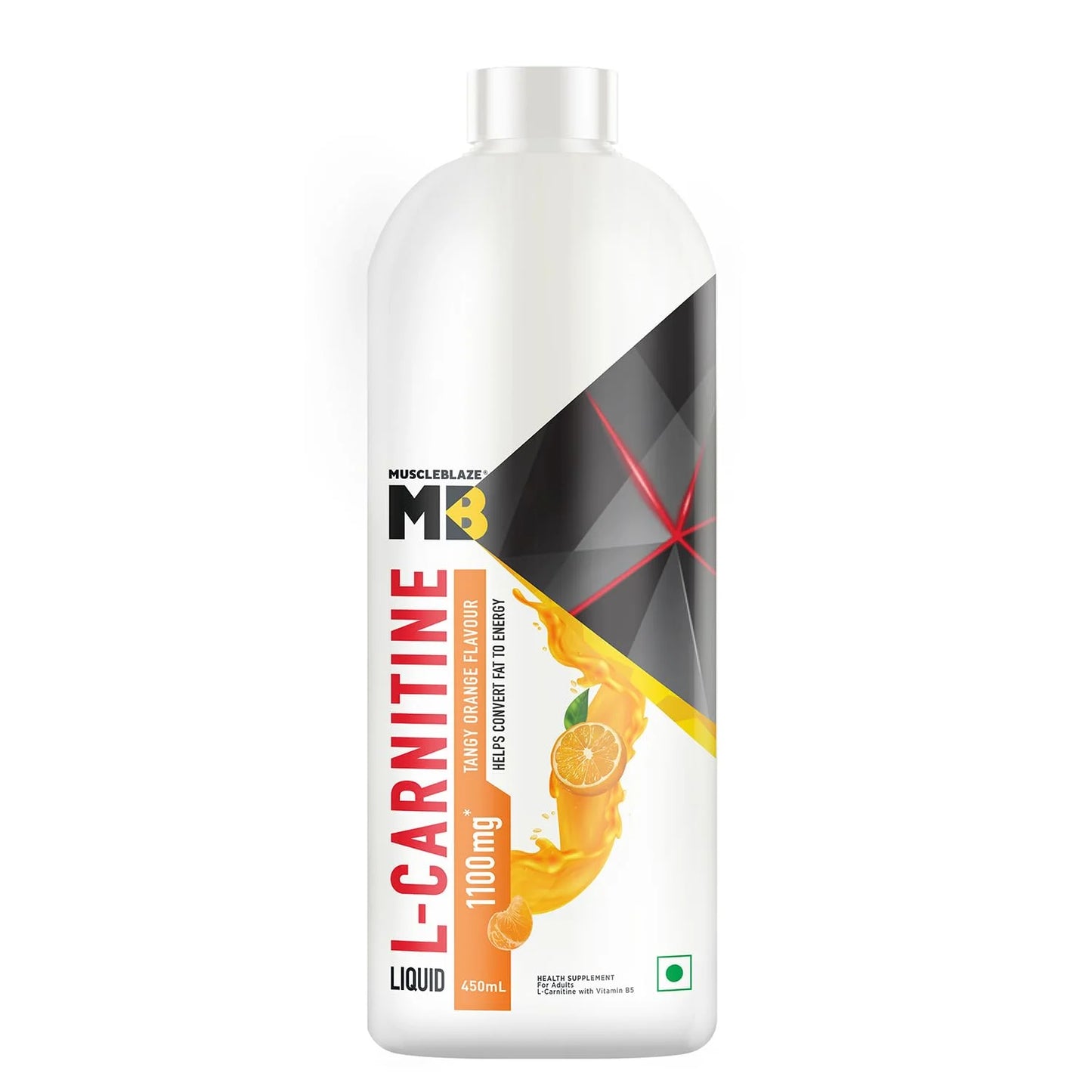 MuscleBlaze Liquid L-Carnitine 1100mg | Boost Fat Burn & Energy
