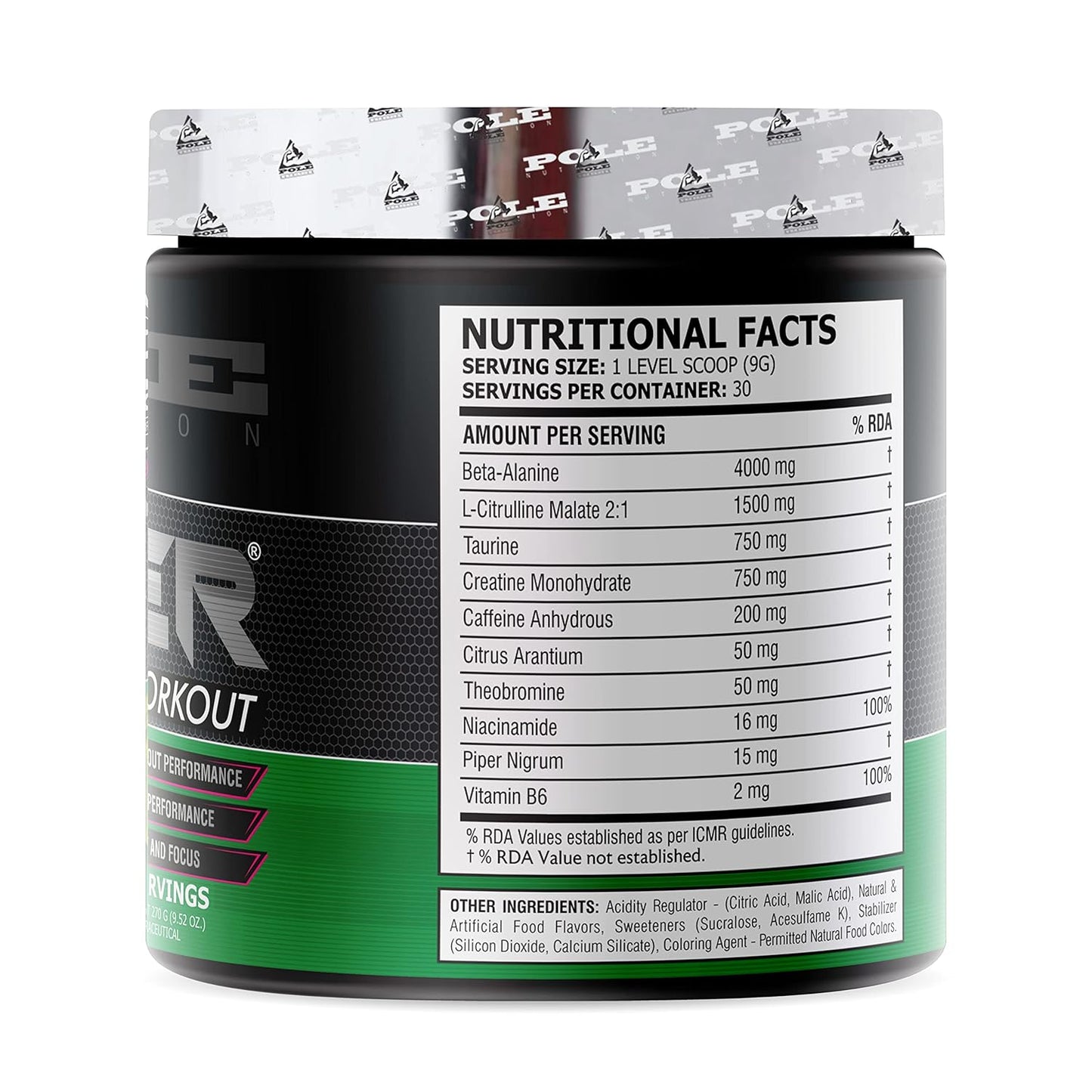 Teazer Pre-Workout | Pole Nutrition