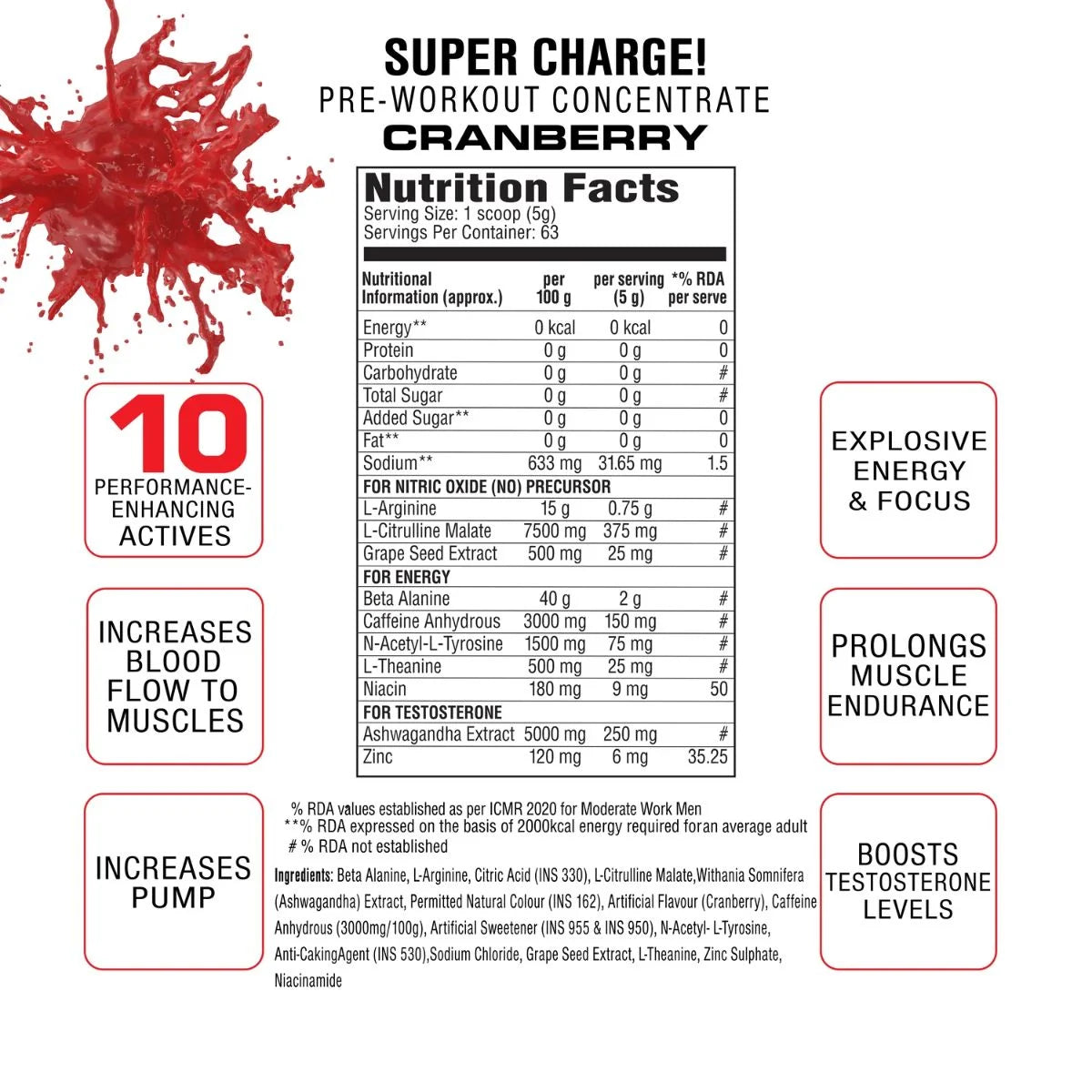 Labrada Super Charge | Explosive Pre-Workout Energy