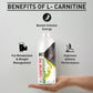 MuscleBlaze Liquid L-Carnitine Pro | Triple Strength 3300mg