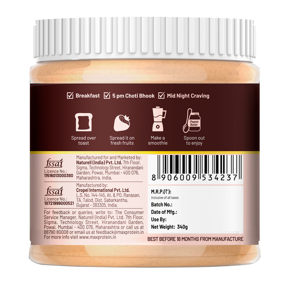 RiteBite Max Protein Peanut Butter | Classic Crunchy