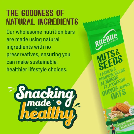 RiteBite Nutrition Nuts & Seeds Bar