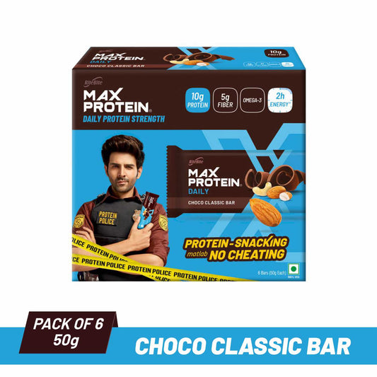 Ritebite Max Protein Choco Classic | Daily 10g Protein Bar