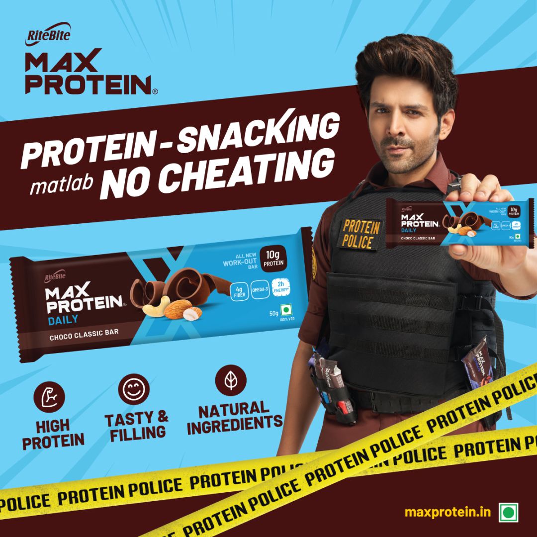 Ritebite Max Protein Choco Classic | Daily 10g Protein Bar