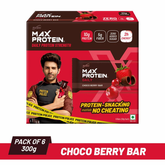 RiteBite Max Protein Choco Berry | Daily 10g Protein Bar