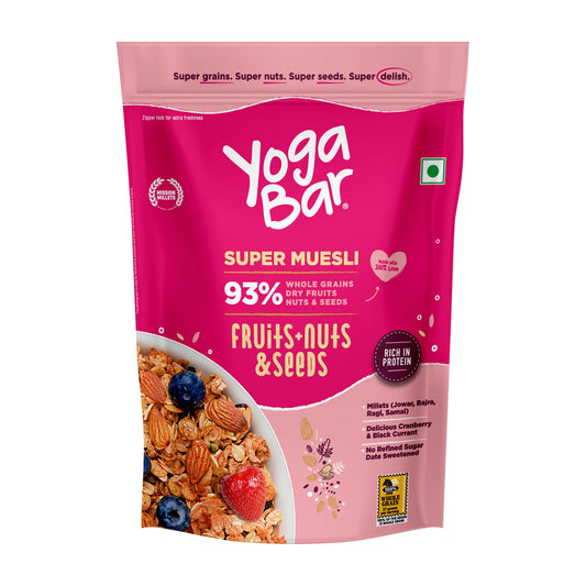 YogaBar Muesli+ Fruit, Nuts & Seeds