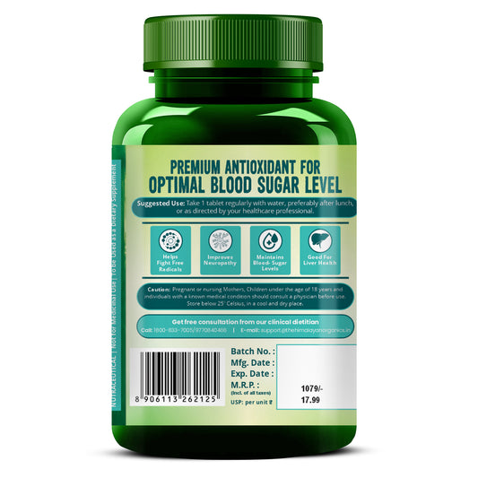 Alpha Lipoic Acid 300mg | Vlado’s Himalayan Organics