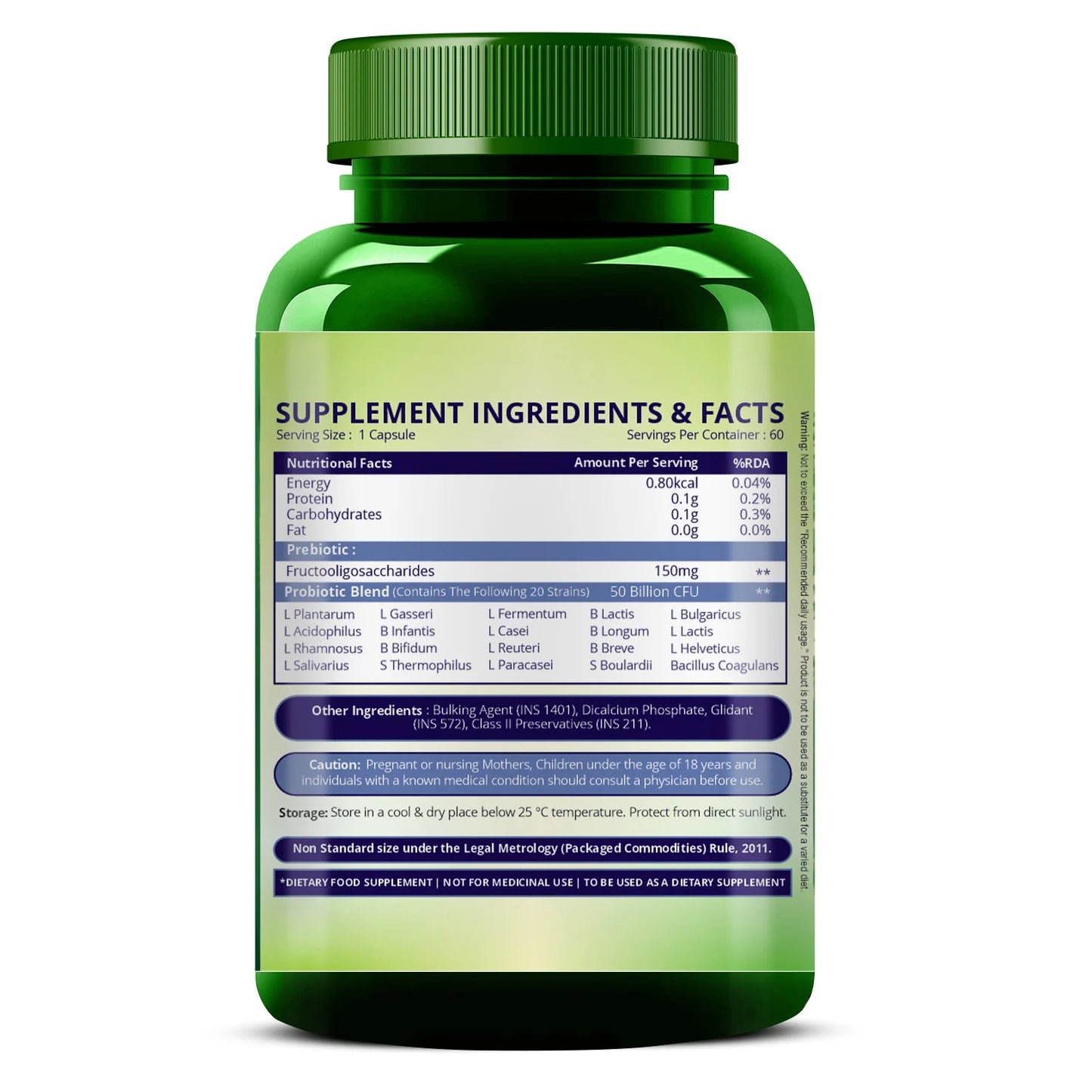 Vlado’s Himalayan Organics Probiotics | 50B CFU & Prebiotics