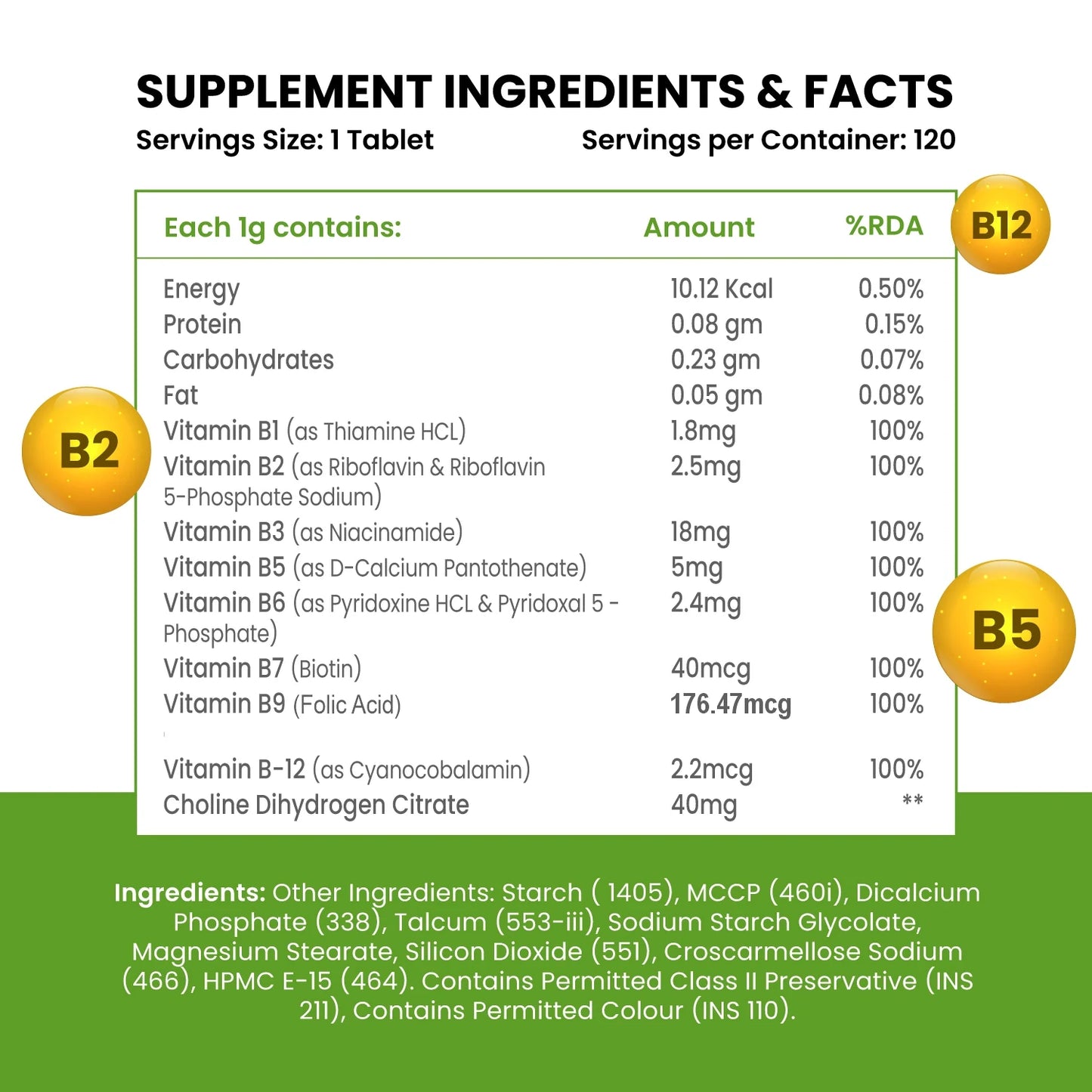 Vlado's Himalayan Organics B-Complex | Cognitive & Energy Boost