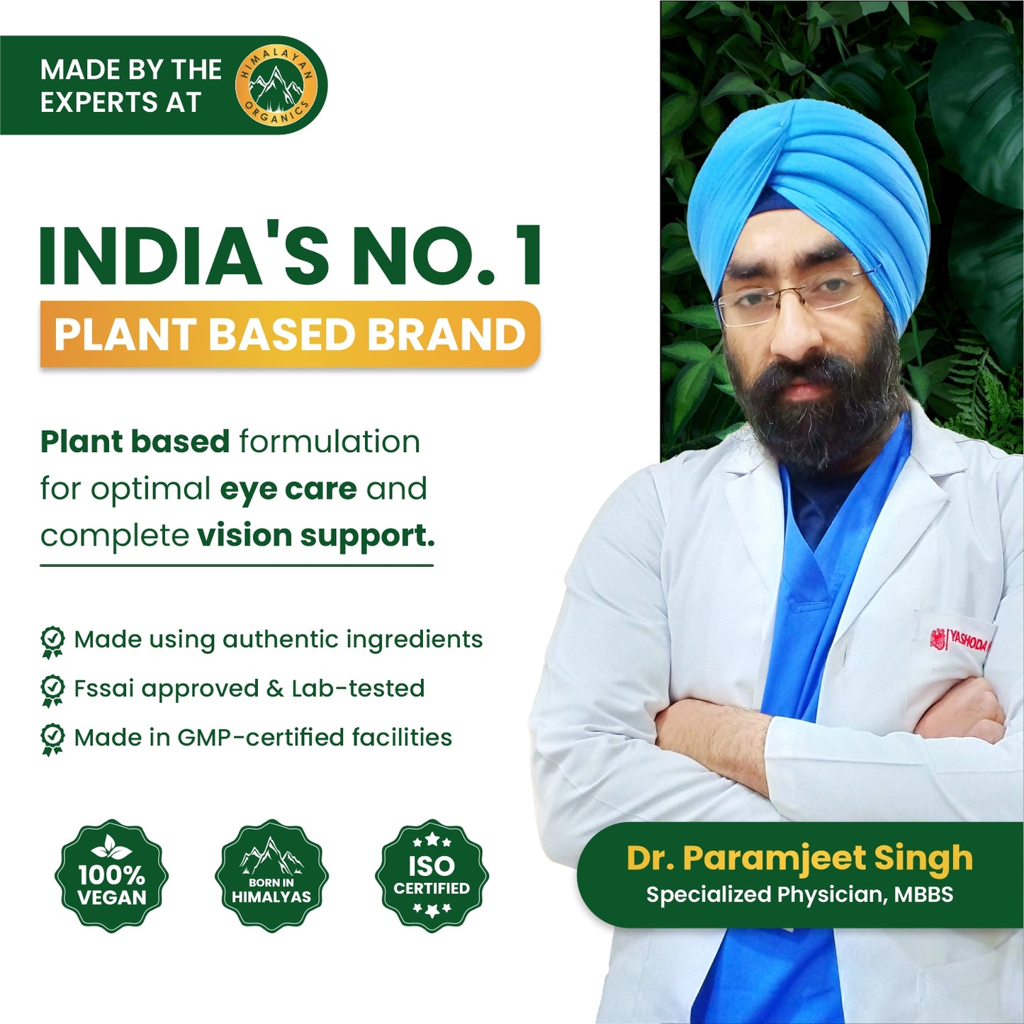 Vlado's Himalayan Organics Eye Care with Lutemax 2020