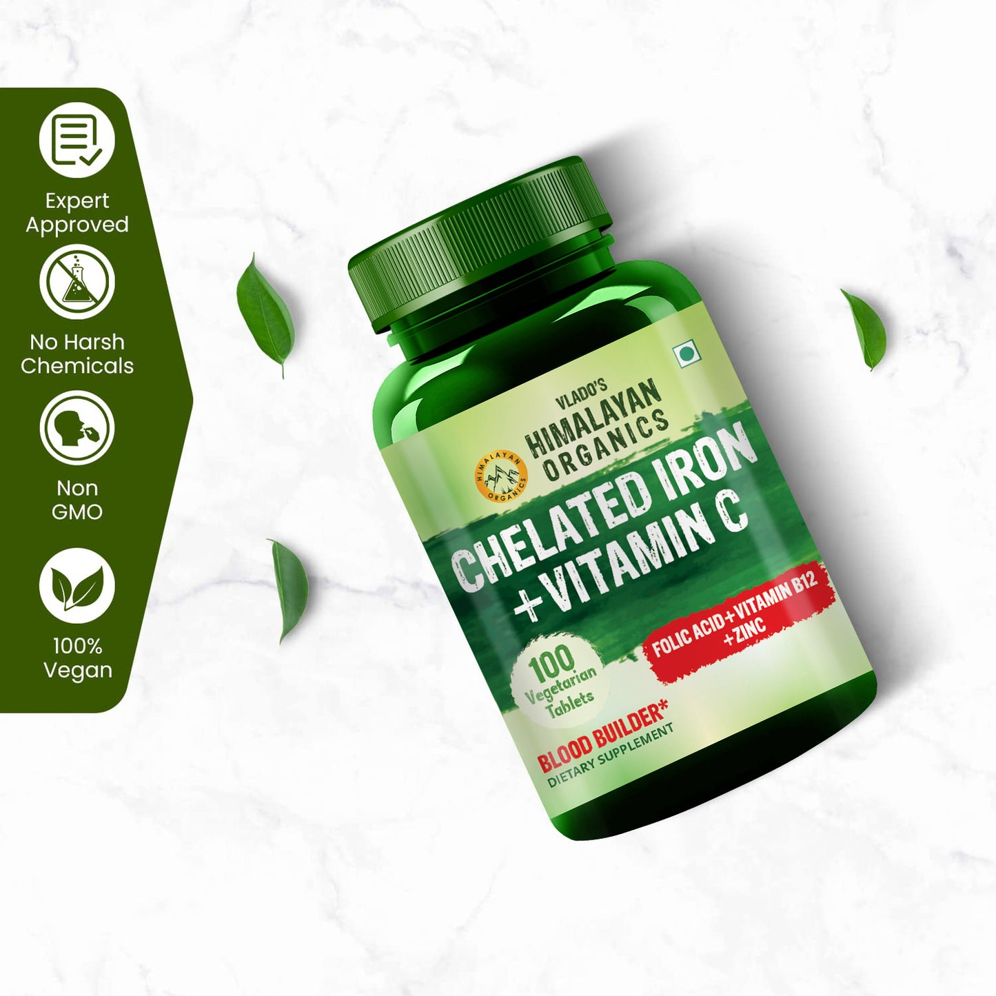 Vlado's Himalayan Organics Chelated Iron + Vitamin C