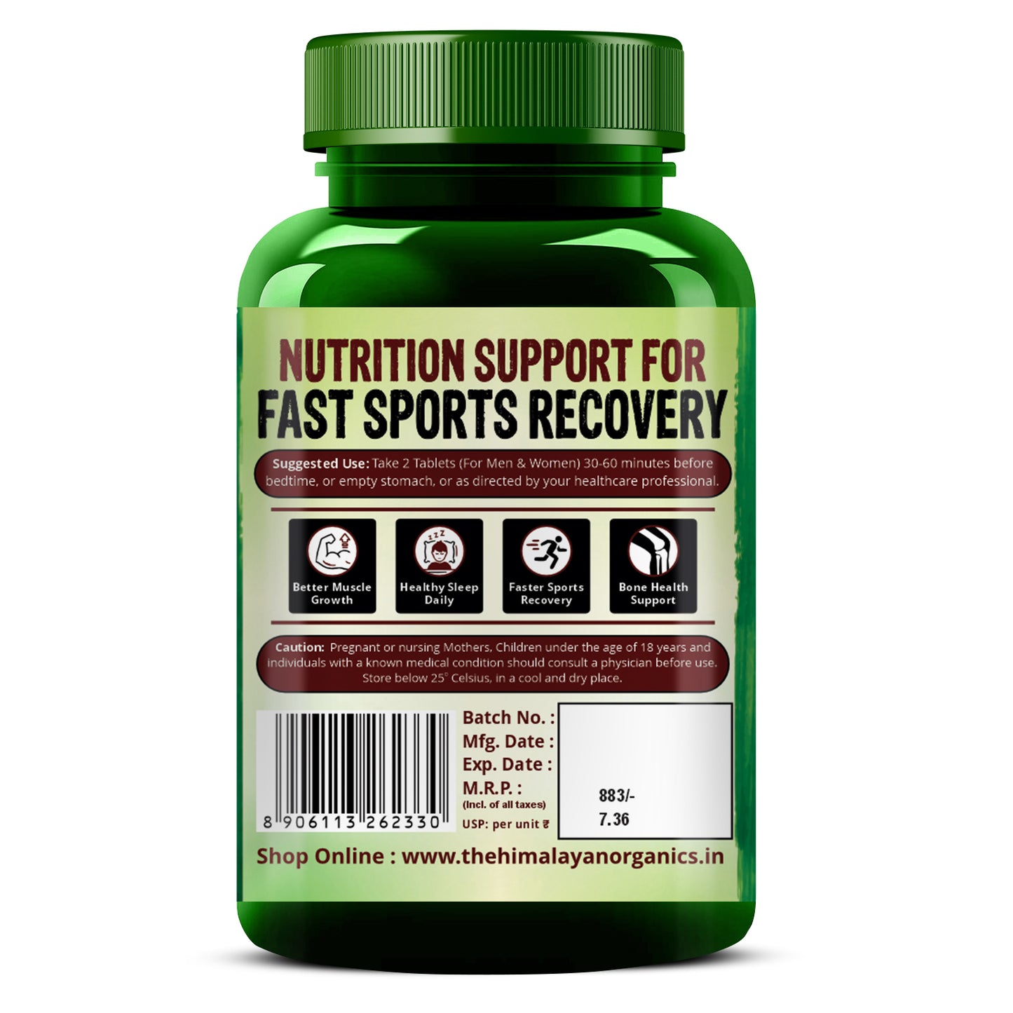 Vlado’s Himalayan Organics ZMA Nighttime Recovery