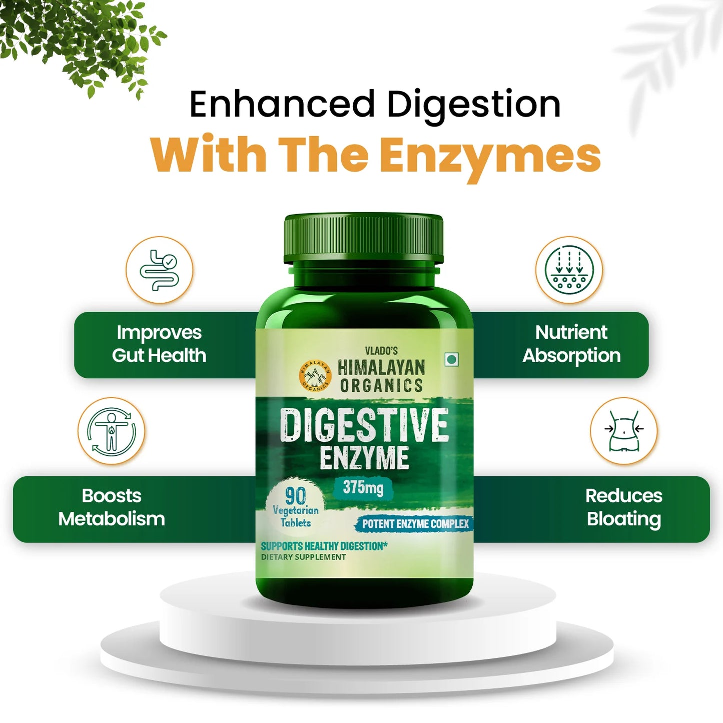Vlado's Himalayan Organics Digestive Enzyme Supplement
