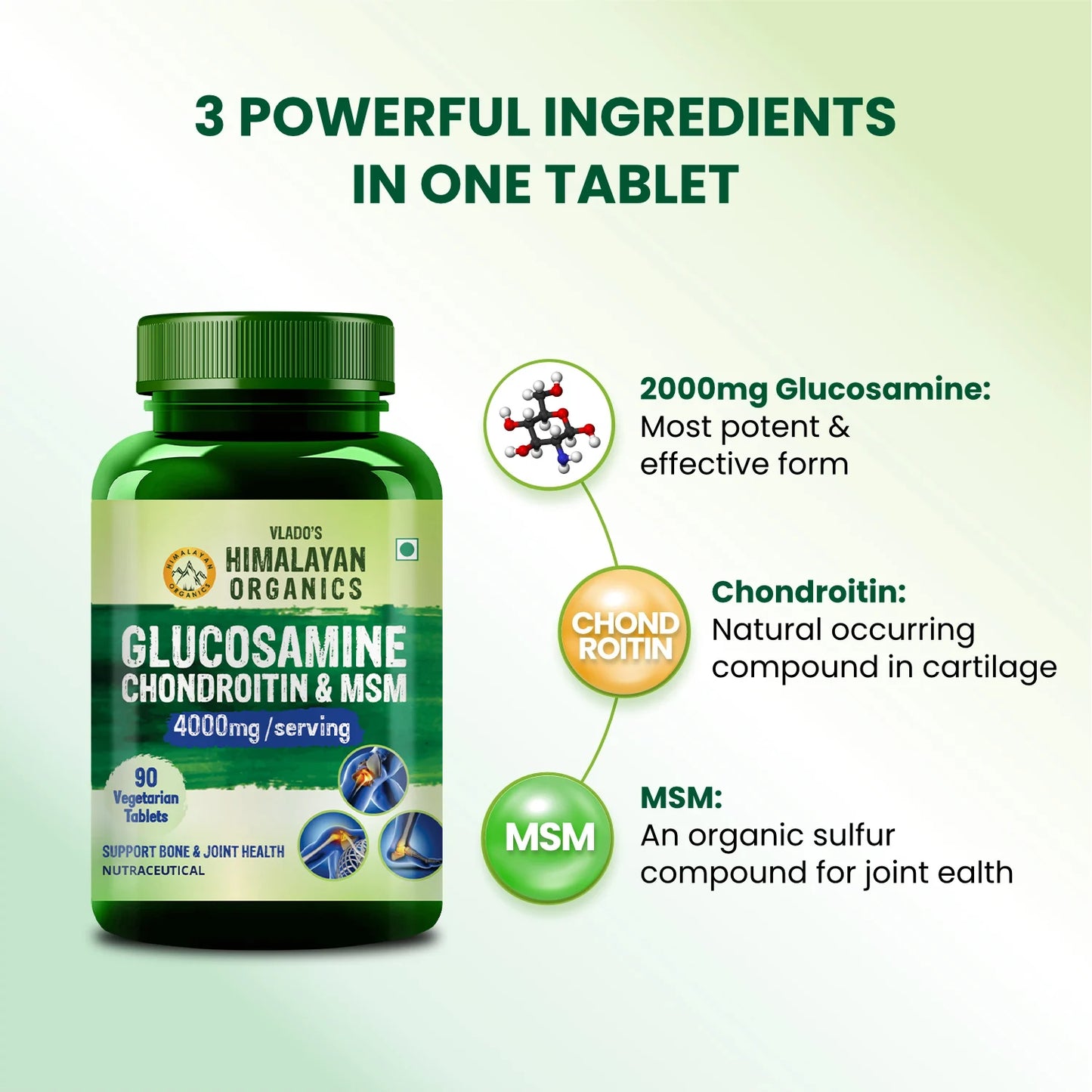 Vlado’s Himalayan Organics Glucosamine Chondroitin MSM