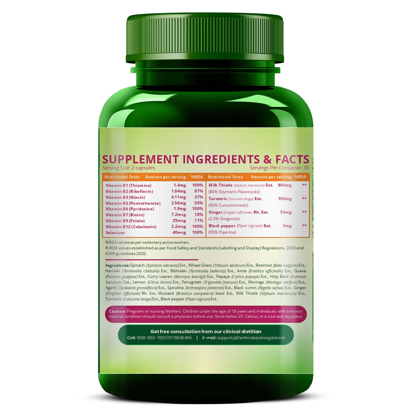 Vlado’s Plant-Based Liver Support with Milk Thistle