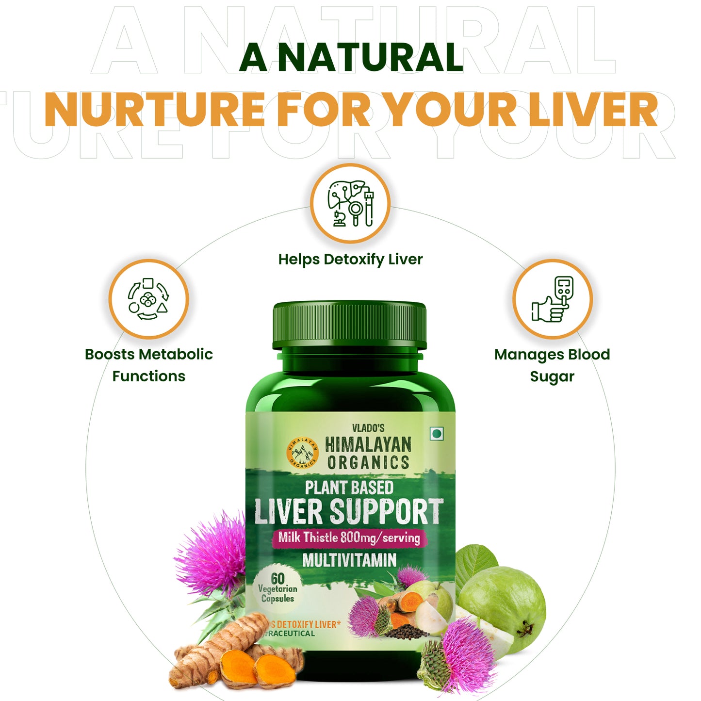 Vlado’s Plant-Based Liver Support with Milk Thistle