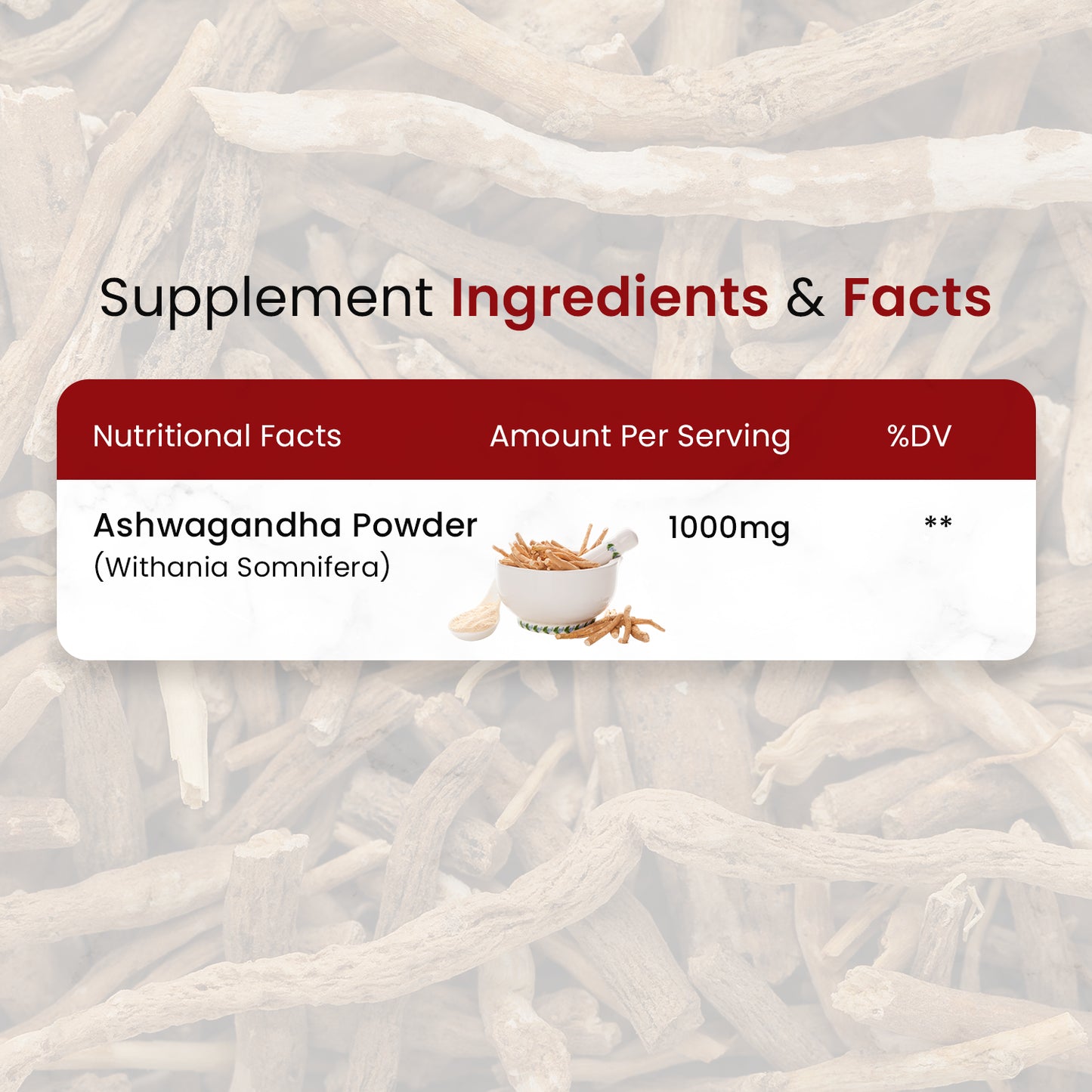 Vlado’s Ashwagandha 1000mg for Energy & Endurance