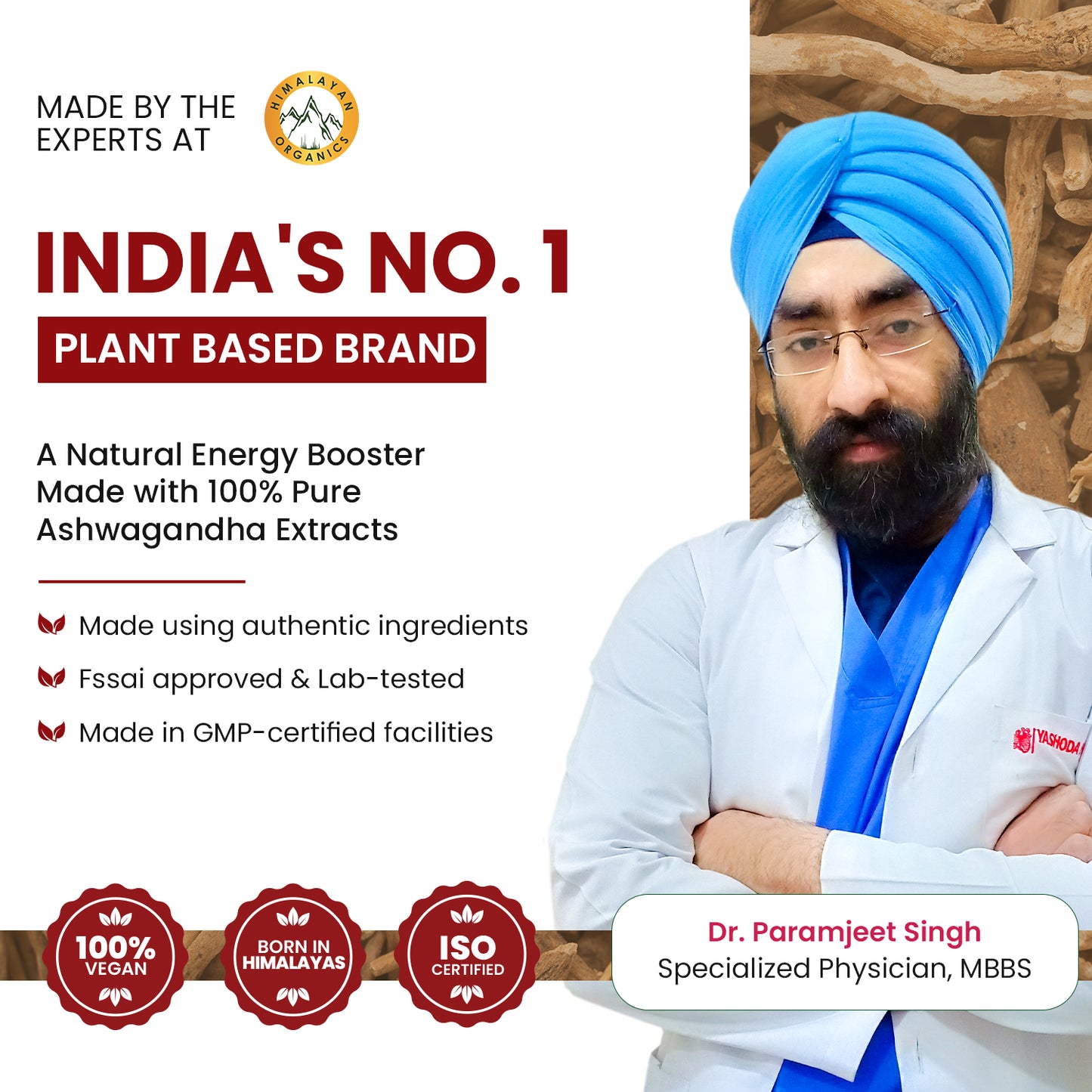 Vlado’s Ashwagandha 1000mg for Energy & Endurance