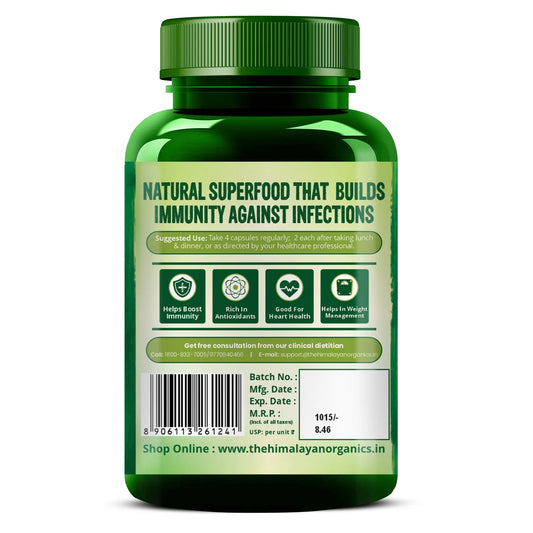 Vlado’s Himalayan Organics Spirulina 2000mg Capsules