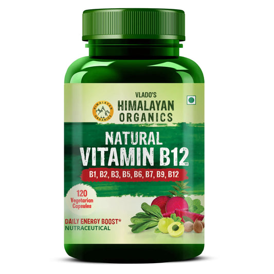 Vlado’s Himalayan Organics Natural Vitamin B12 | Energy & Nerve